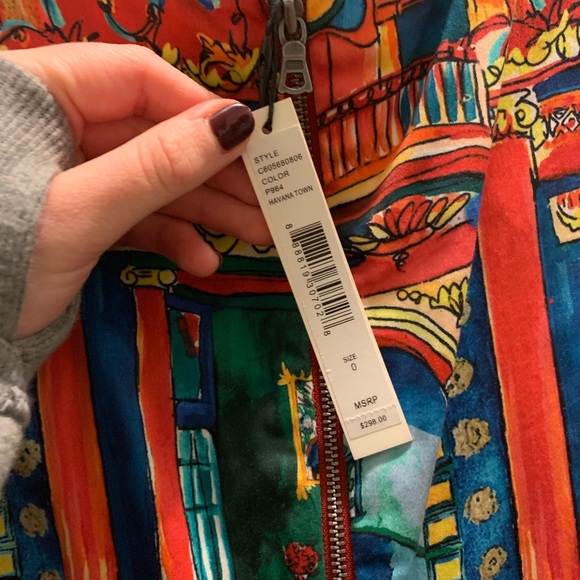 Alice and Olivia multicolored shift dress size 0 - Picture 4 of 5